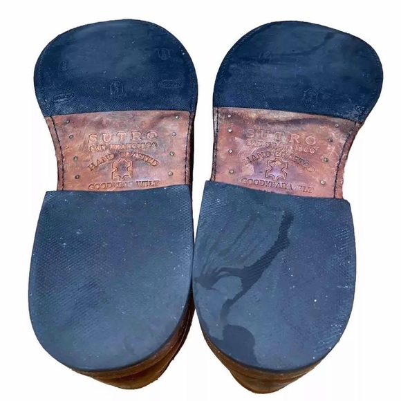 Seal of the Sutro Brown Leather Oxfrod/Darby shoes sz 11D Men’s - Picture 8 of 14